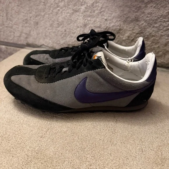 Nike Oregon Waffle Retro Sneakers 2008 Gray Black Purple Rare Vintage Men’s - Picture 1 of 10